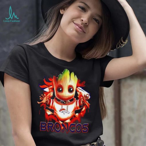 NFL Denver Broncos Baby Groot shirt