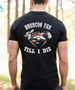 NFL Denver Broncos Blood Inside Me Broncos Fan Till I Die T Shirt