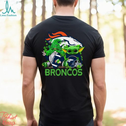 NFL Denver Broncos St Patrick’s Day T Shirt Special Gomes Baby Yoda St Patricks Day Shirt