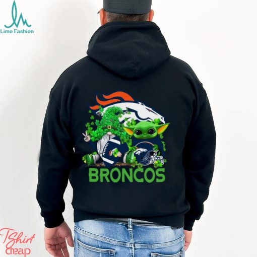 NFL Denver Broncos St Patrick’s Day T Shirt Special Gomes Baby Yoda St Patricks Day Shirt