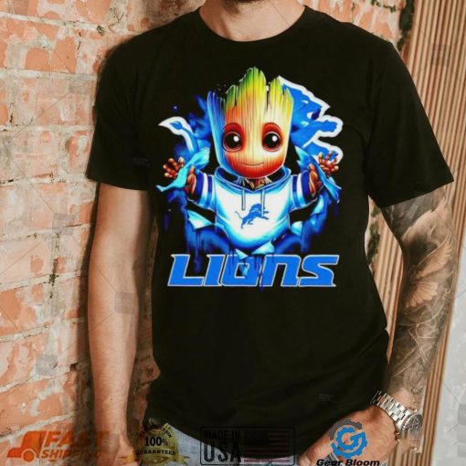 NFL Detroit Lions Baby Groot shirt