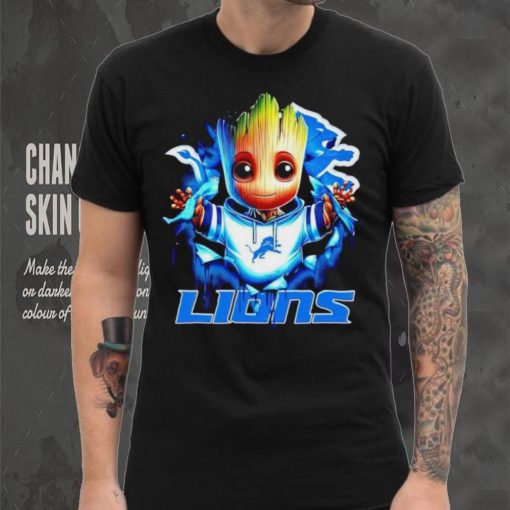 NFL Detroit Lions Baby Groot shirt