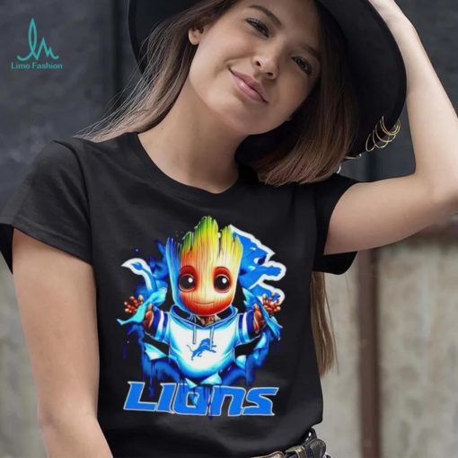 NFL Detroit Lions Baby Groot shirt