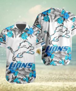 NFL Detroit Lions Hawaiian Shirt Special Floral Tropical Shirt For Team