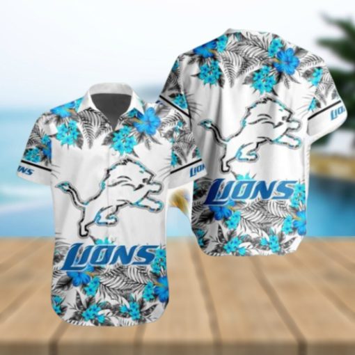 NFL Detroit Lions Hawaiian Shirt Special Floral Tropical Shirt For Team