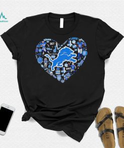 NFL Detroit Lions Heart I Love Detroit Lions Football shirt