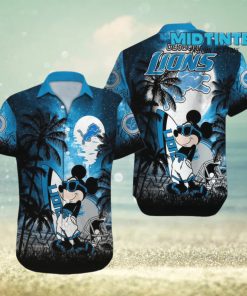 NFL Detroit Lions Mickey Hawaiian Shirt