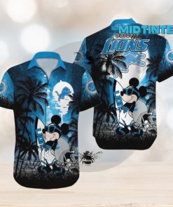 NFL Detroit Lions Mickey Hawaiian Shirt