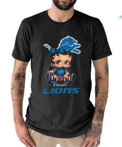 NFL Detroit Lions T Shirt Betty Boop Football Tshirt