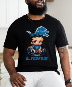 NFL Detroit Lions T Shirt Betty Boop Football Tshirt
