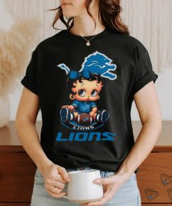 NFL Detroit Lions T Shirt Betty Boop Football Tshirt