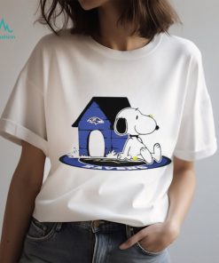 NFL Football Baltimore Ravens Snoopy The Peanuts Movie Shirt