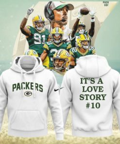 NFL Green Bay Packers It’s A Love Story 10 Hoodie