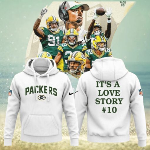 NFL Green Bay Packers It’s A Love Story 10 Hoodie