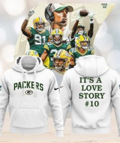 NFL Green Bay Packers It’s A Love Story 10 Hoodie