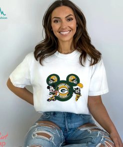 NFL Green Bay Packers disney mickey minnie T shirt