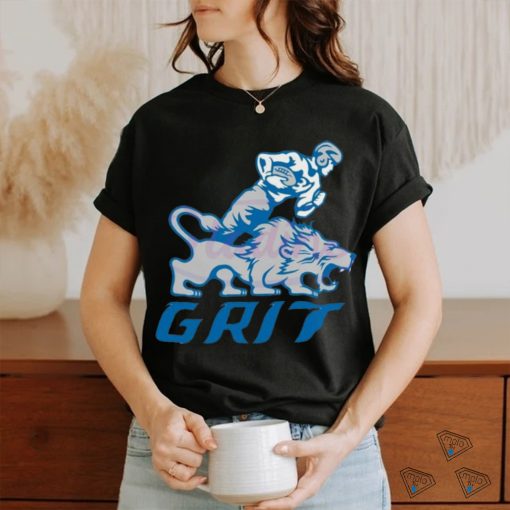 NFL Grit Football Player And Lion Shirt