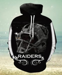 NFL Hoodies 3D Oakland Raiders Custom With Hoodies Print Full