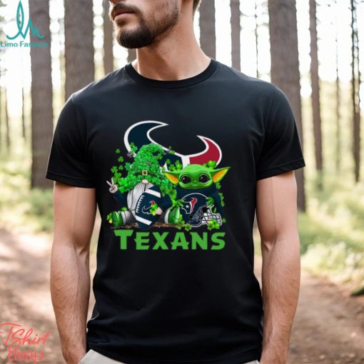 NFL Houston Texans St Patrick’s Day T Shirt Special Gomes Baby Yoda St Patricks Day Shirt