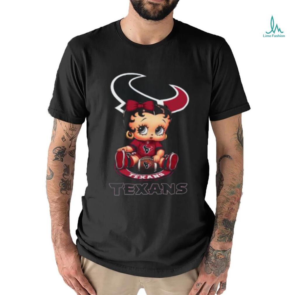 NFL Houston Texans T Shirt Betty Boop Football Tshirt NFL Houston Texans T Shirt Betty Boop Football Tshirt