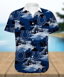 NFL Indianapolis Colts Royal Blue Hawaiian Shirt