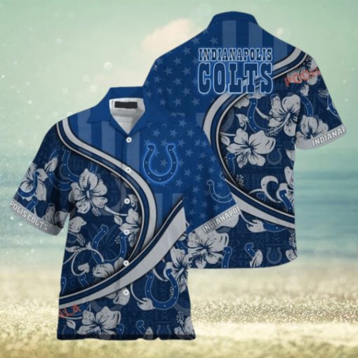 NFL Indianapolis Colts Us Flag Hawaiian Shirt