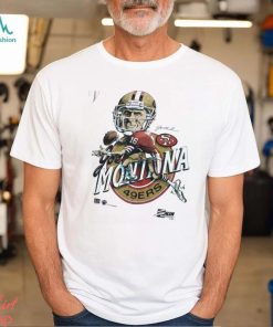 NFL JOE MONTANA SALEM SPORTSWEAR NFL 49ERS CARICATURE shirt