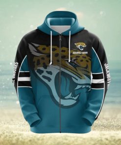 NFL Jacksonville Jaguars Blue Unisex 3D Hoodie Zip Hoodie For Men And Women Sport Gift