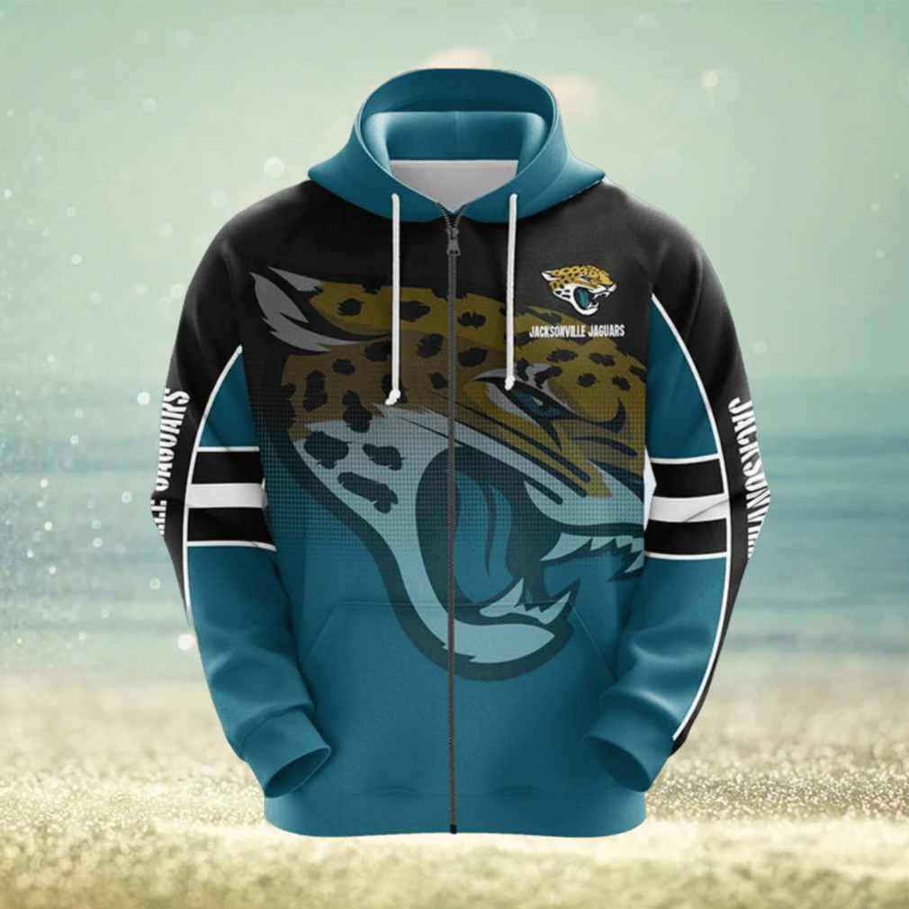 NFL Jacksonville Jaguars Blue Unisex 3D Hoodie Zip Hoodie For Men And Women Sport Gift NFL Jacksonville Jaguars Blue Unisex 3D Hoodie Zip Hoodie For Men And Women Sport Gift