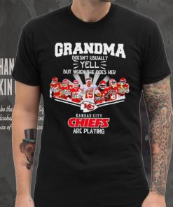 NFL Kansas City Chiefs Grandma Doesn’t Usually Yell But When She Does Her signature shirt