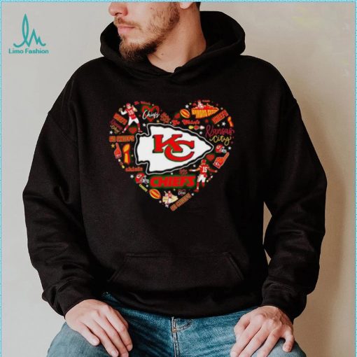 NFL Kansas City Chiefs Heart I love Kansas City Chiefs Football shirt