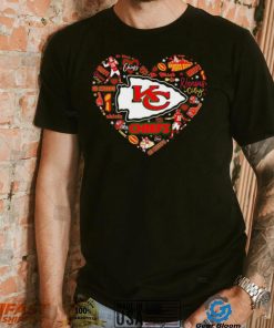 NFL Kansas City Chiefs Heart I love Kansas City Chiefs Football shirt