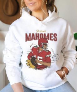 NFL Kansas City Chiefs Patrick Mahomes football player pose comic style art shirt