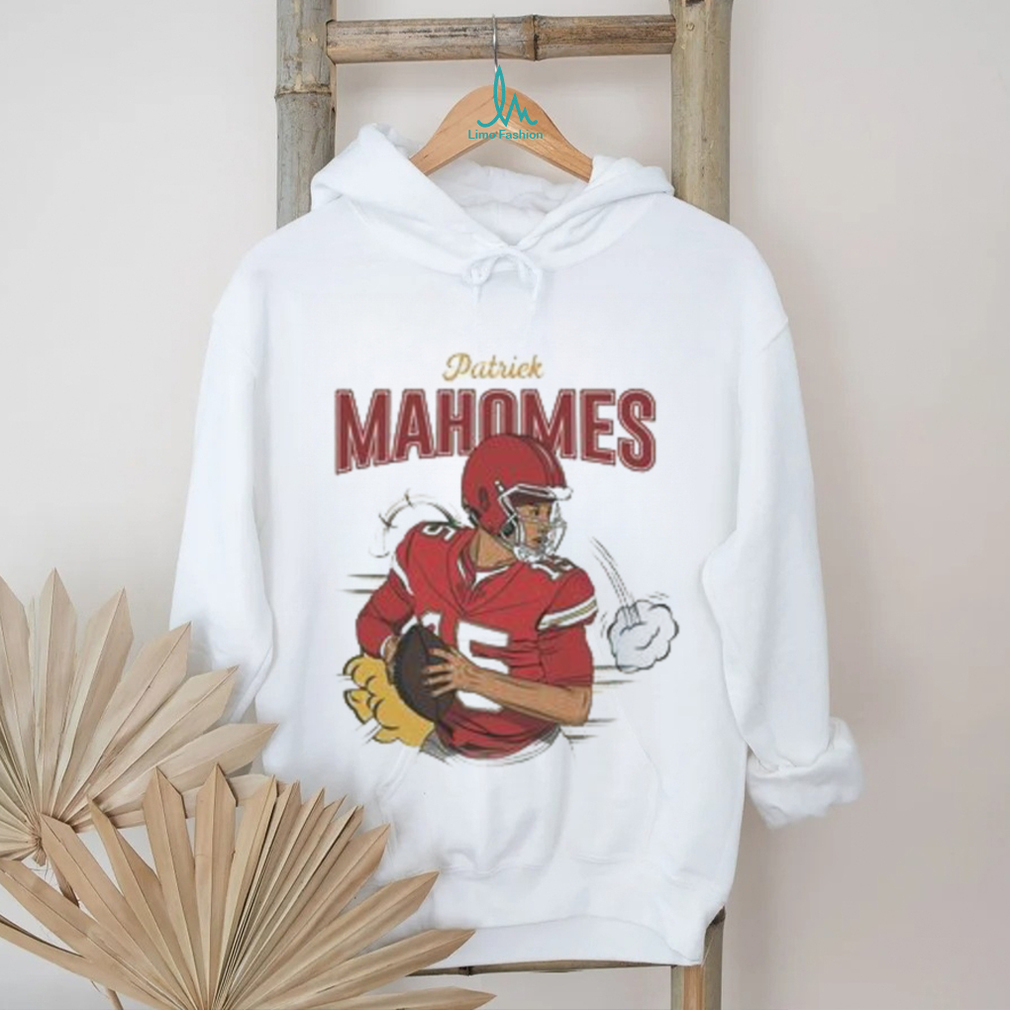 NFL Kansas City Chiefs Patrick Mahomes football player pose comic style art shirt NFL Kansas City Chiefs Patrick Mahomes football player pose comic style art shirt
