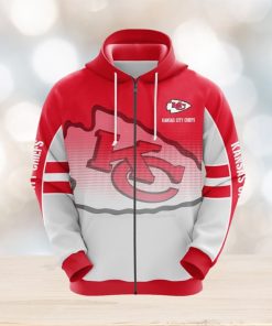 NFL Kansas City Chiefs Red 3D Hoodie Zip Hoodie For Men And Women Sport Gift