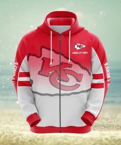 NFL Kansas City Chiefs Red 3D Hoodie Zip Hoodie For Men And Women Sport Gift