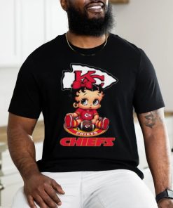 NFL Kansas City Chiefs T Shirt Betty Boop Football Tshirt