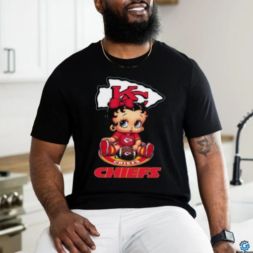 NFL Kansas City Chiefs T Shirt Betty Boop Football Tshirt