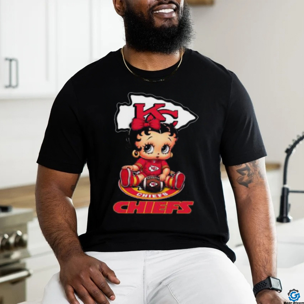 NFL Kansas City Chiefs T Shirt Betty Boop Football Tshirt NFL Kansas City Chiefs T Shirt Betty Boop Football Tshirt