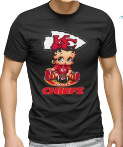 NFL Kansas City Chiefs T Shirt Betty Boop Football Tshirt
