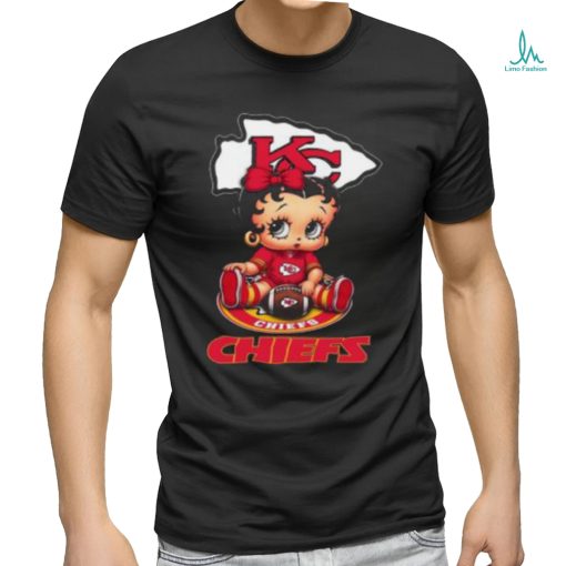 NFL Kansas City Chiefs T Shirt Betty Boop Football Tshirt