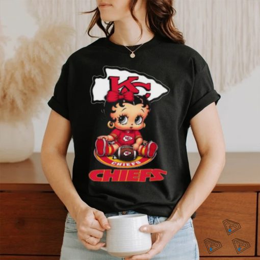 NFL Kansas City Chiefs T Shirt Betty Boop Football Tshirt