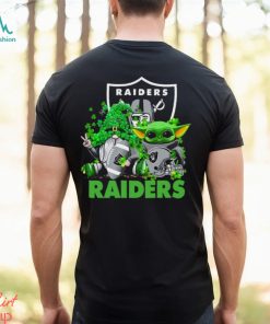 NFL Las Vegas Raiders St Patrick’s Day T Shirt Special Gomes Baby Yoda St Patricks Day Shirt