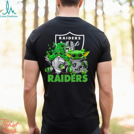 NFL Las Vegas Raiders St Patrick’s Day T Shirt Special Gomes Baby Yoda St Patricks Day Shirt