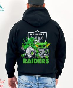 NFL Las Vegas Raiders St Patrick’s Day T Shirt Special Gomes Baby Yoda St Patricks Day Shirt