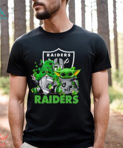 NFL Las Vegas Raiders St Patrick’s Day T Shirt Special Gomes Baby Yoda St Patricks Day Shirt