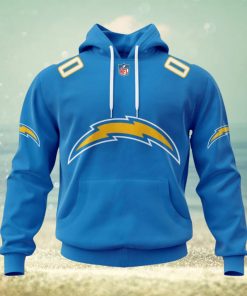 NFL Los Angeles Chargers 2024 Personalized Name And Number Hoodie