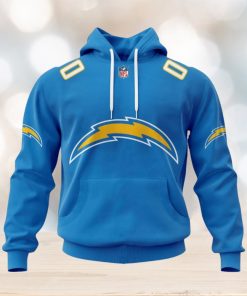 NFL Los Angeles Chargers 2024 Personalized Name And Number Hoodie
