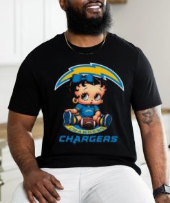 NFL Los Angeles Chargers T Shirt Betty Boop Football Tshirt