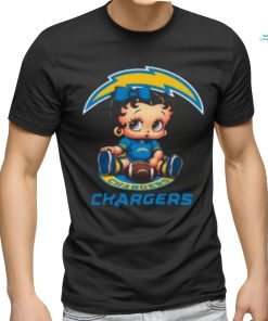 NFL Los Angeles Chargers T Shirt Betty Boop Football Tshirt
